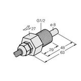 Flow Monitoring Immersion Sensor without Integrated Processor   FCS-GL1/2T-NA