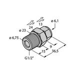 Accessories Compression Fitting   CF-M-6-G1/2-A4