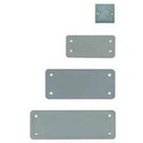 Heavy-duty connectors, Accessories, Cover plate, Size: 2, Plastic, grey