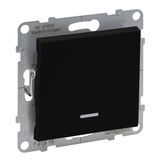 TWO-WAY SWITCH ILLUMINATED 10AX AUTOMATIC TERMINALS BLACK
