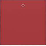 Single rocker, imprint "0", A.x/C.x, glossy red