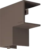 Low angle halogen-free for cable duct LF 25x25mm brown