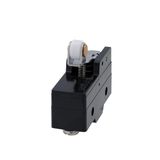 General purpose basic switch, short hinge roller lever, SPDT, 15A high capacity, screw terminals Z15E7000C