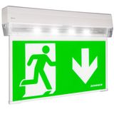 Emerg.lum. KX 4x1W ERT-LED 3h 230V AC Self C.univ. m.