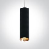 BLACK PENDANT GU10 10W DARK LIGHT