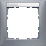 Frame 1gang, lab. field, S.1, al. matt