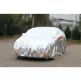ALUMINIUM CAR COVER with ZIP, REFLECTIVE, 120g + cotton,Silver,  size: SUV/VAN XL