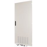 XLSD4R143 Section door, ventilated IP42, hinges right, HxW = 1400 x 300mm, grey