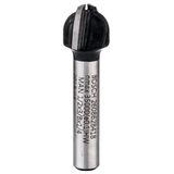 Core box bit, 1/4", R1 6.3 mm, D 12.7 mm, L 9.2 mm, G 40 mm