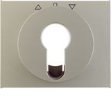Centre plate f. key push-button f. blinds/key switch,K.5,stainl.steel