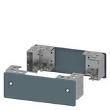 Base corner pieces with cover H: 100 mm W: 350 mm