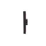 Single switch with indicator light, with indicator light LED not replaceable Color: blue, (module), 10AX, quick connection, beige