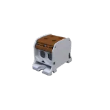 STB 50-2 Rail-mounted terminal block Al/Cu 87320 SIMBLOCK brown