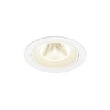 NUMINOS© M, recessed ceiling light, 4000K, 20ø IP20 round wh