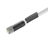 Sensor/actuator line, One end without connector, M12, Number of poles : 5, 3 m, Female socket, straight, Shielded: No, LED: No, Sheath material: PUR, Halogen: No