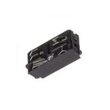 EUTRAC straight joint, electrical black 230V