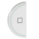 Round key cover Arteor BUS/SCS - shutter STOP marking - 1 module - white