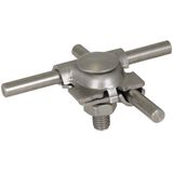 MV clamp with locking lug StSt (V4A)