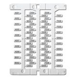 Cable label 4x12mm, yellow, for SmartPrintPlus