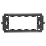Support frame System 4 gang for plates Top System Virna Classic