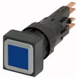 Q18LT-BL Illuminated pushbutton actuator, blue, momentary