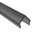 LINE20 V-COVER PMMA BLACK 2020mm