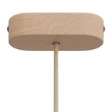 Oval wooden ceiling rose kit