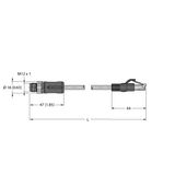 Industrial Ethernet Cable Connection Cable   RSSX-RJ45S-8814-20M