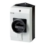 T3-2-15679/I2/SVB-SW Main switch, T3, 32 A, surface mounting, 2 contact unit(s), 3 pole, 1 N/O, STOP function, With black rotary handle and locking ring