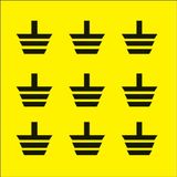 Adhesive label - Dimensions: 130 x 130 mm