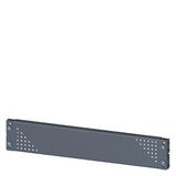 SIVACON, mounting plate, mounting with bracket, perforated, H: 100 mm, W: 600 mm