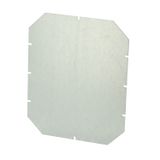 Mounting plate 265x215x1.5 mm, galvanized sheet steel