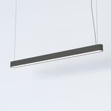 Suspended Lamp Soft LED 120x6 22W 3000K Graphite
