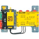 Three-phase flashing safety device 220-690V, interlock limit switch 1 N.O. + 2 N.C. aux.