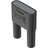 Jumper, pitch 19 mm, 1 kV, 32 A, nickel-plated, green, 66.4012-25