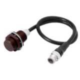 Proximity sensor, inductive, fluororesin coating (base material: SUS 303), M18, shielded, 7 mm, DC, 2-wire, NO, with polarity, M12 pigtail Smartclick connector, 0.3 m E2EW0796H