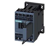 contactor relay railway, 3 NO, 110 V DC, 0.7-1.25* Us, with integrated varistor, spring-loaded terminal,