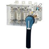 Visible break fuse switch 3P 800A, tripping function, fuses size C1-C2