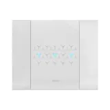 SMART TOUC.WHITE MAT.METAL F.PLATE 3 MOD.