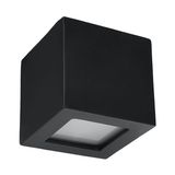 CERAMIC WALL LAMP LEO BLACK E27 1X60W IP20