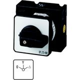 T3-4-15067/E Star-delta switches, T3, 32 A, flush mounting, 4 contact unit(s), Contacts: 8, 60 °, maintained, With 0 (Off) position, 0-Y-D, Design number 15067