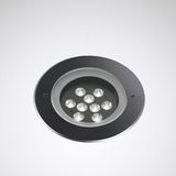 Ground-recessed luminaires Lutera 200 Lens Black around ET 19W 1200lm 0 rotationally sym. narrow (RE) IP68 IK10 3 SDCM
