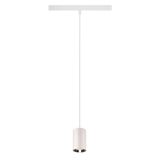 NUMINOS® XS 48V TRACK DALI, pendant light, white / chrome, 8.7W, 650lm, 2700K, CRI90, 40°