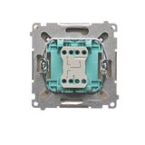 1/2 key left-sided with pictogram for electronic products, champagne matt