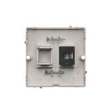 Touch panel 3 modules, Modul 1: 1 touch field, Module 2: 2 vertical touch fields, Module 3: 4 touch fields, Fixing: horizontal, White pearl
