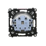 Temperature regulator with dispaly, with outer sensor, anthracite, metalic
