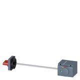Side wall mounted rotary operator EMERG. OFF IEC IP65 for 3VA6 150/250 3VA5 250