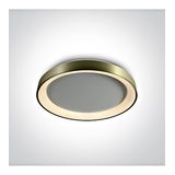 62130L/BBS/V BRUSHED BRASS PLAFO LED 30W CCTV IP20 230V DIM