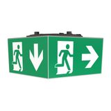 Emergency light WHG WL LED IP65 3h 230 V AC, ceiling