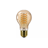 LED filament bulb 5W A60 E27 amber soft sparkle